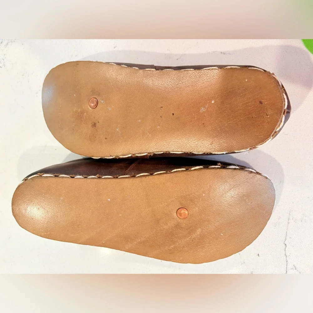 Handcrafted Leather Earthing Harmony Unisex Shoes European 41 Good Condition - Picture 3 of 10